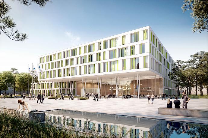 Digitales Rendering des neuen Herzzentrums Bonn