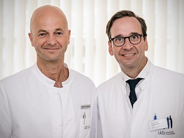 Prof. Dr. Georg Nickenig und Prof. Dr. Hendrik Treede
